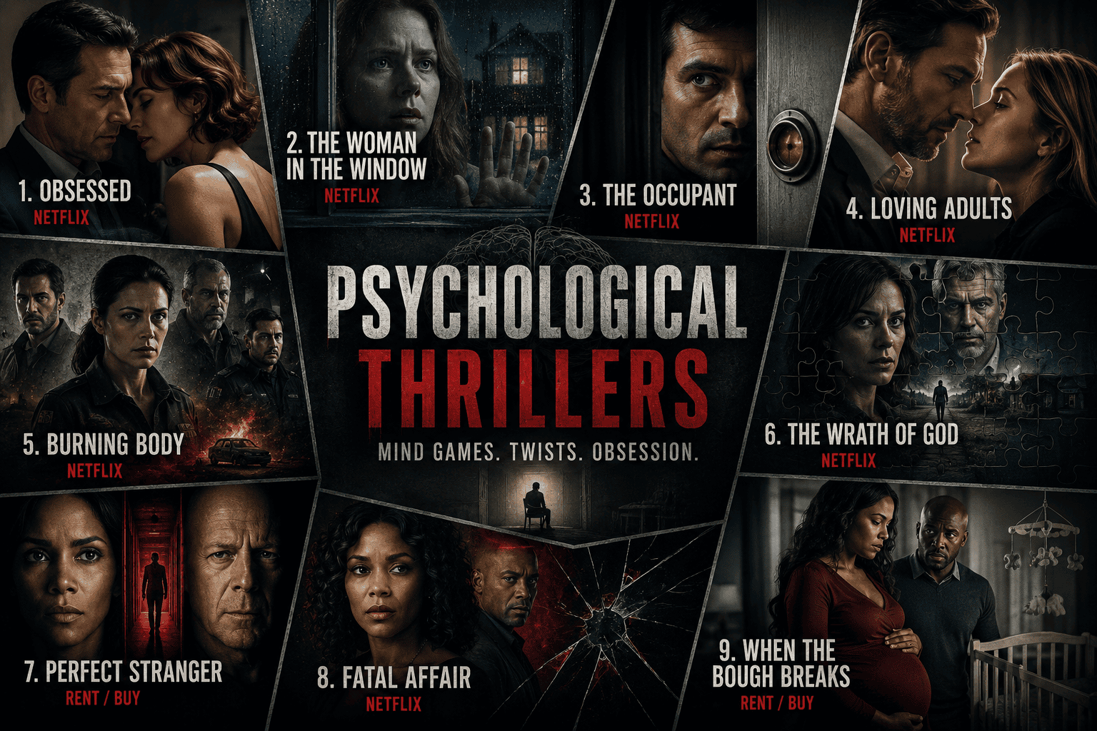 Psychological Thriller Movies on OTT