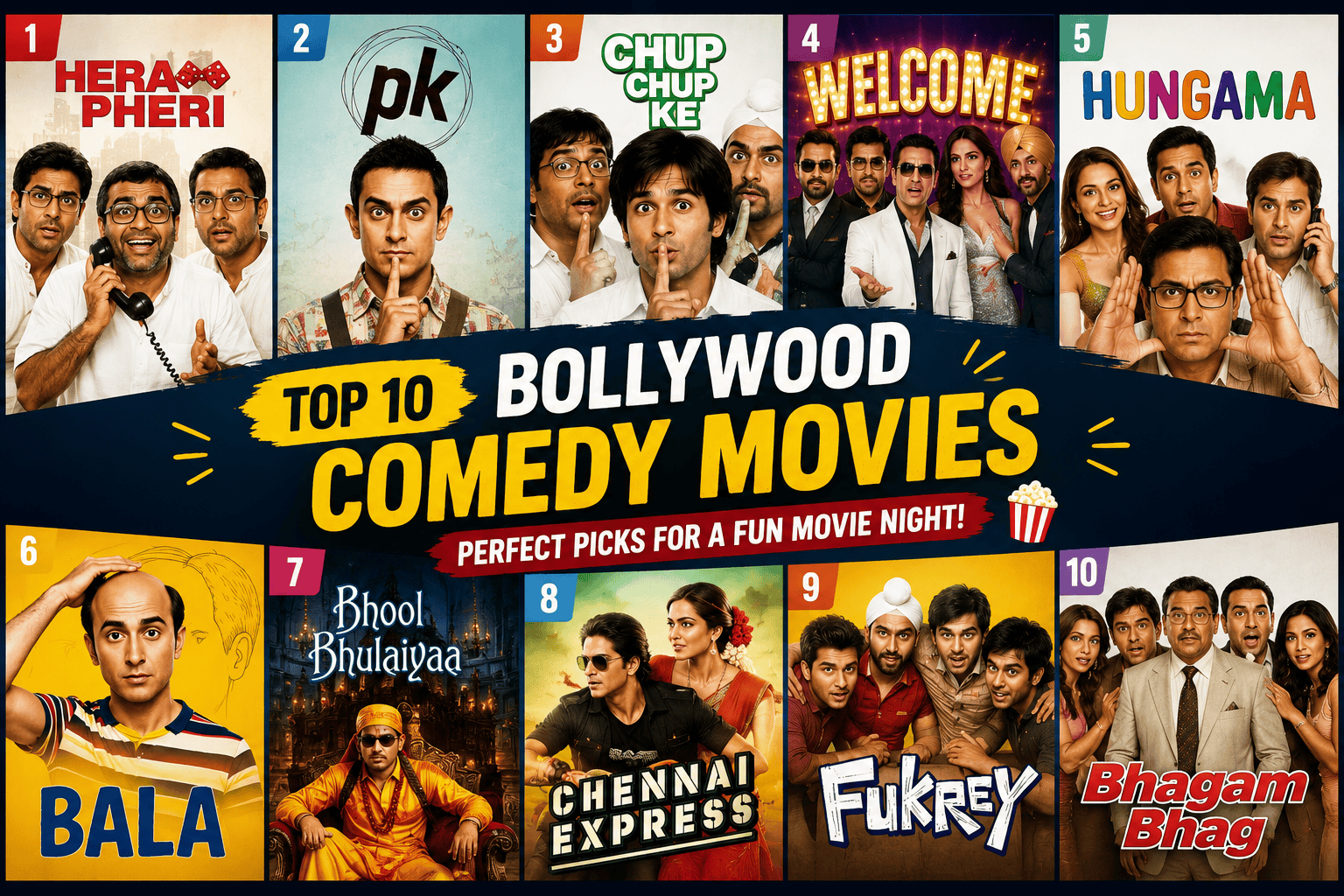 Best Bollywood Comedy Movies