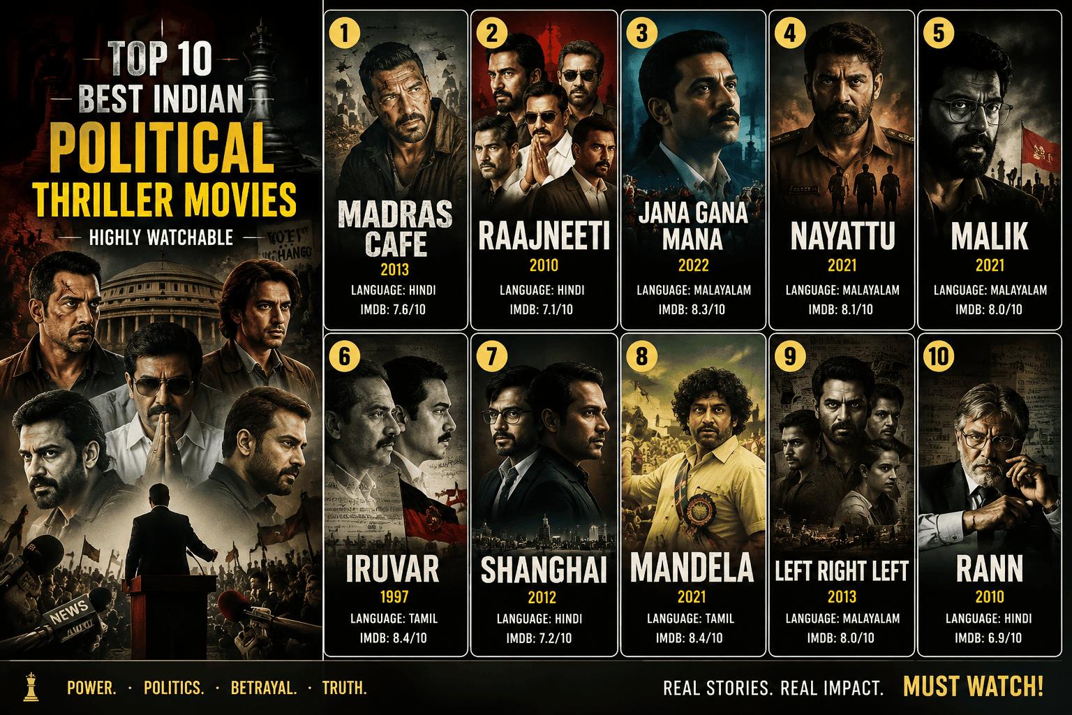 Indian Political Thriller Movies