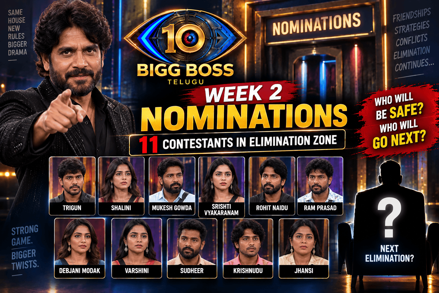 Bigg Boss Telugu 10 Week 2 Nominations