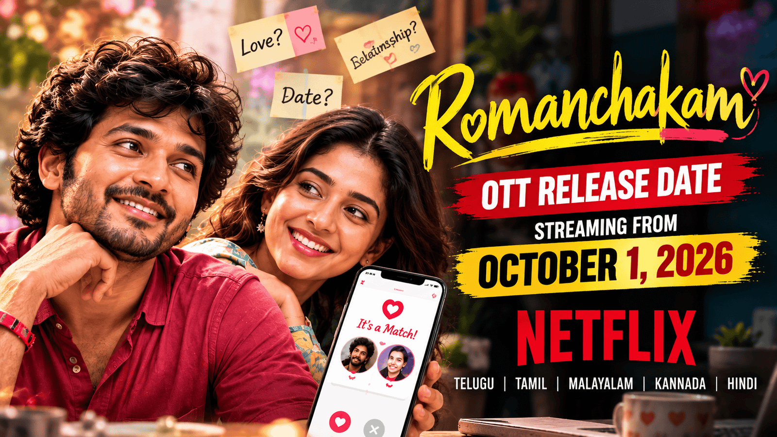 Romanchakam OTT Release Date