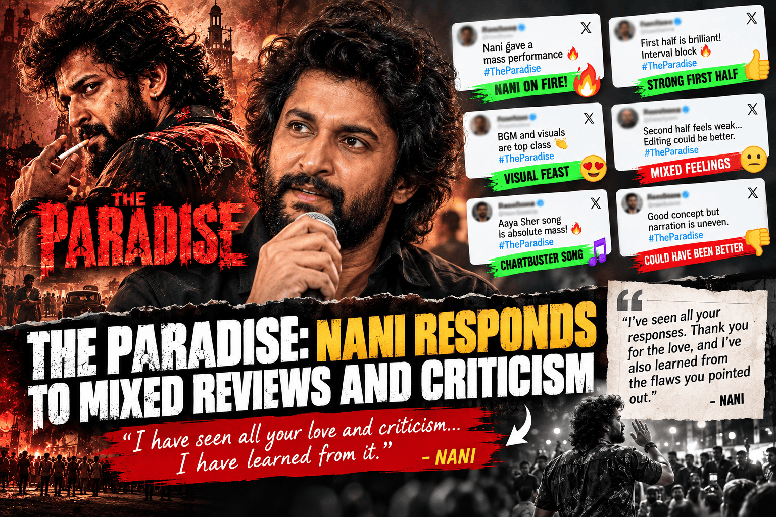 The Paradise Nani Responds