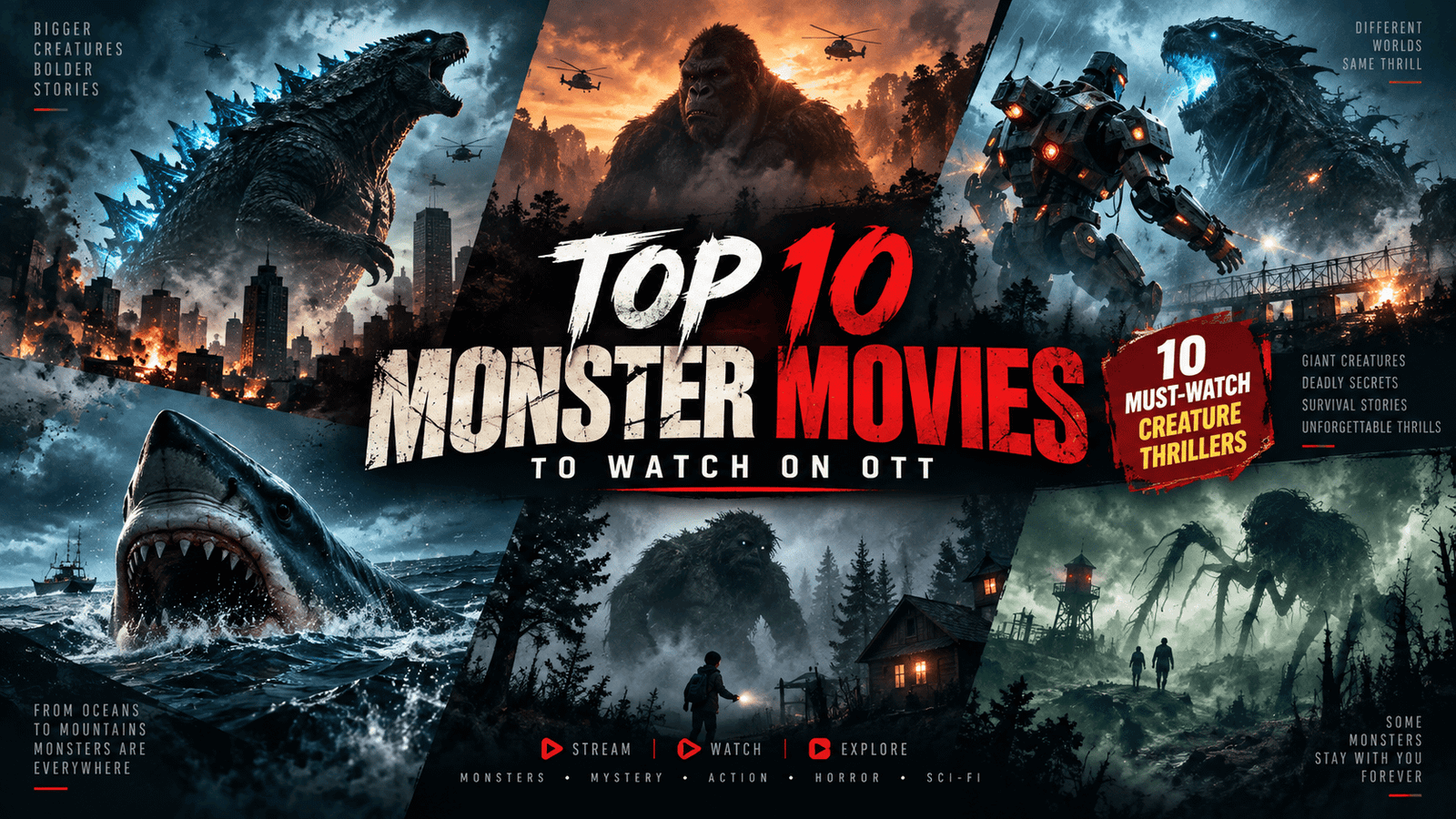 Top 10 Monster Movies