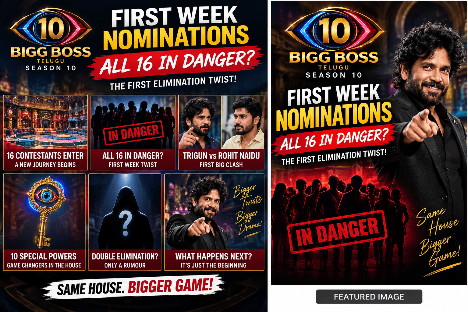 Bigg Boss Telugu 10 first week nominations