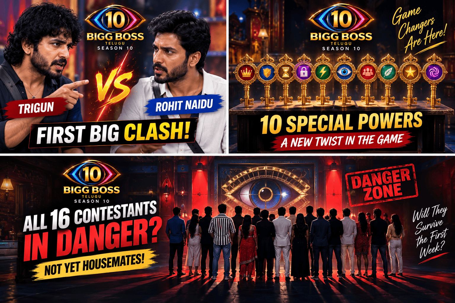 Bigg Boss Telugu 10 first week nominations