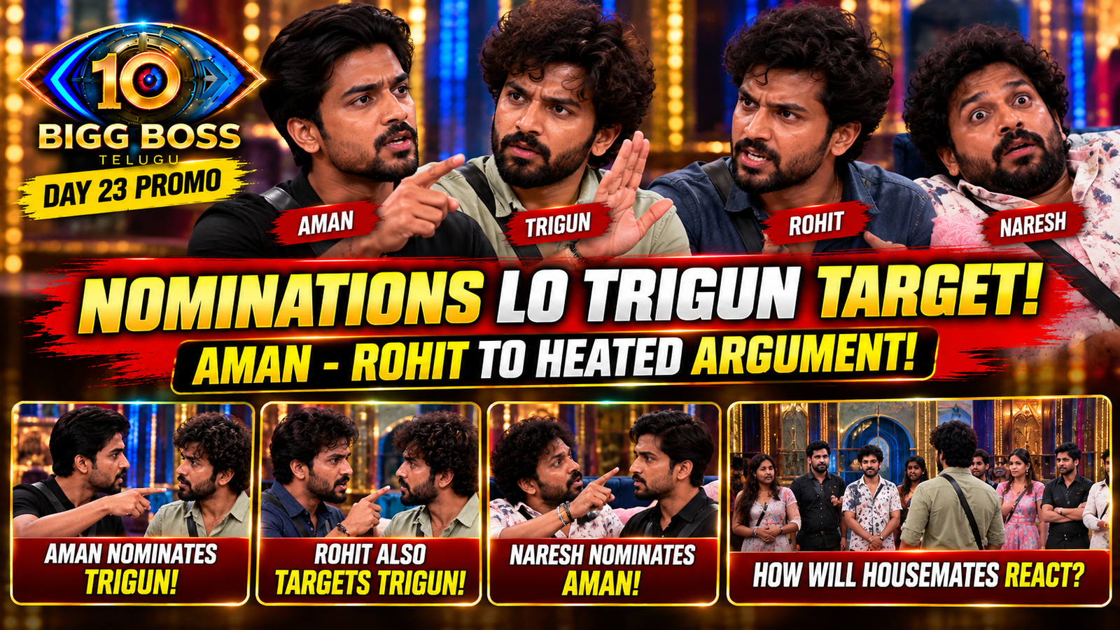 Bigg Boss Telugu Day 23