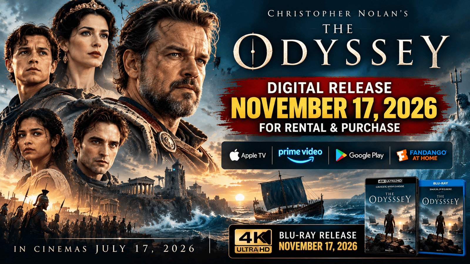 The Odyssey Digital Release Date